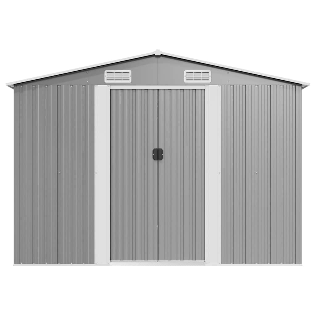 Vrtno spremište 257 x 489 x 181 cm metalno sivo