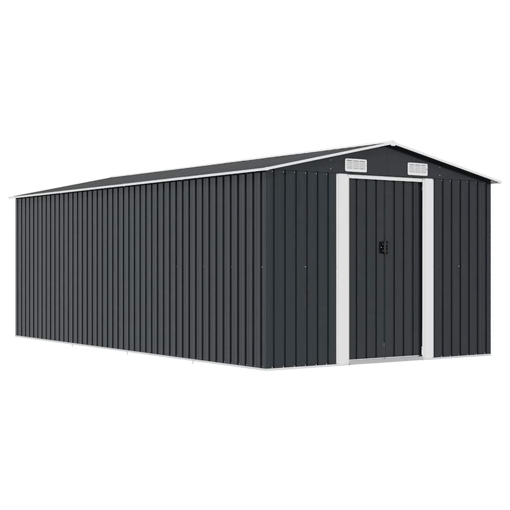 Vrtno spremište 257 x 489 x 181 cm metalno antracit