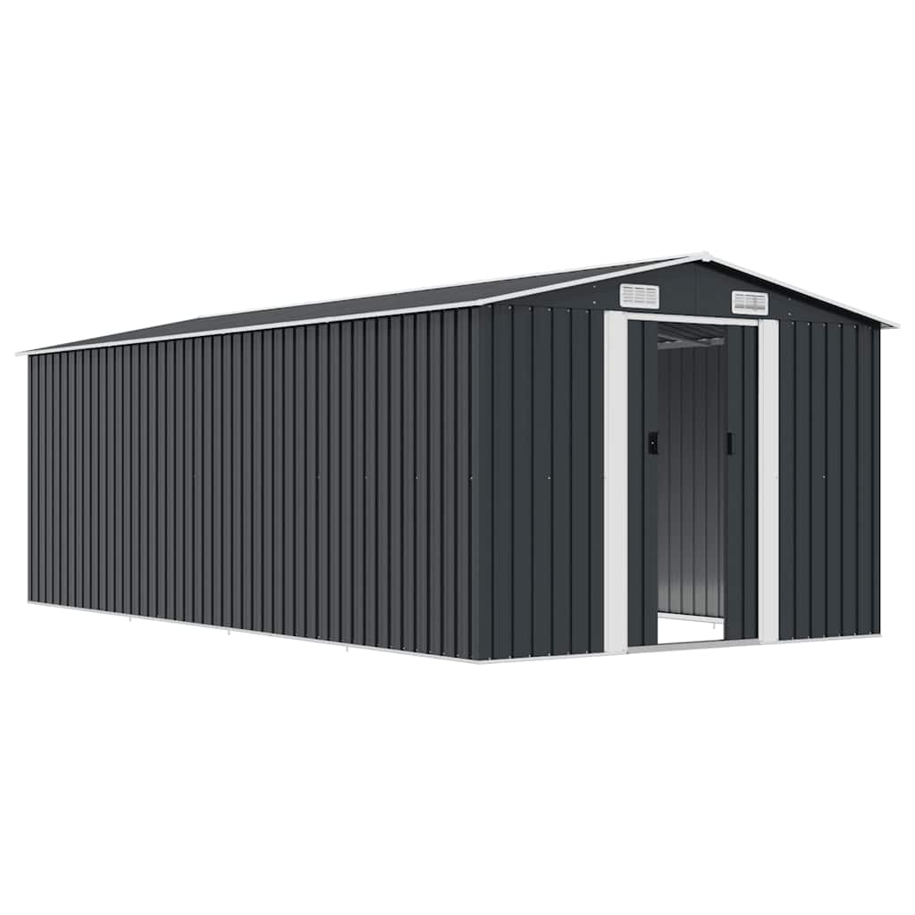 Vrtno spremište 257 x 489 x 181 cm metalno antracit