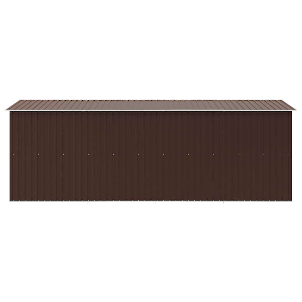 Vrtno spremište 257 x 489 x 181 cm metalno smeđe