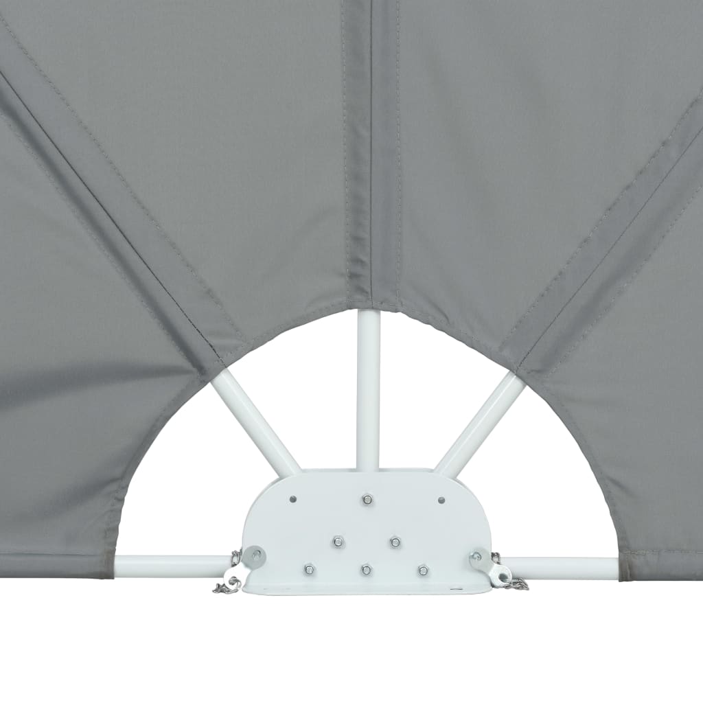 Sklopiva bočna tenda siva 300 x 200 cm