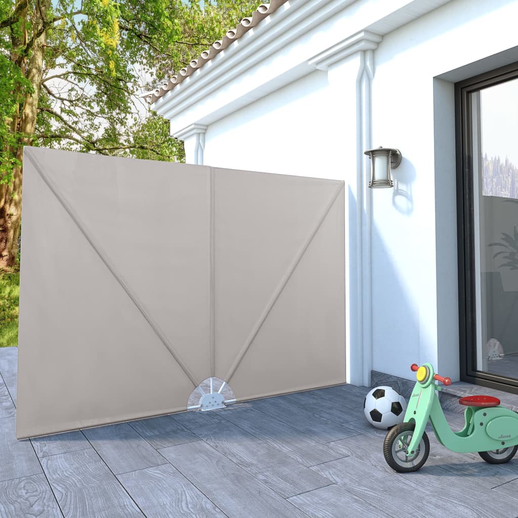Sklopiva bočna tenda krem 240 x 160 cm