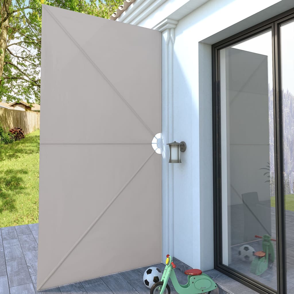 Sklopiva bočna tenda krem 400 x 200 cm