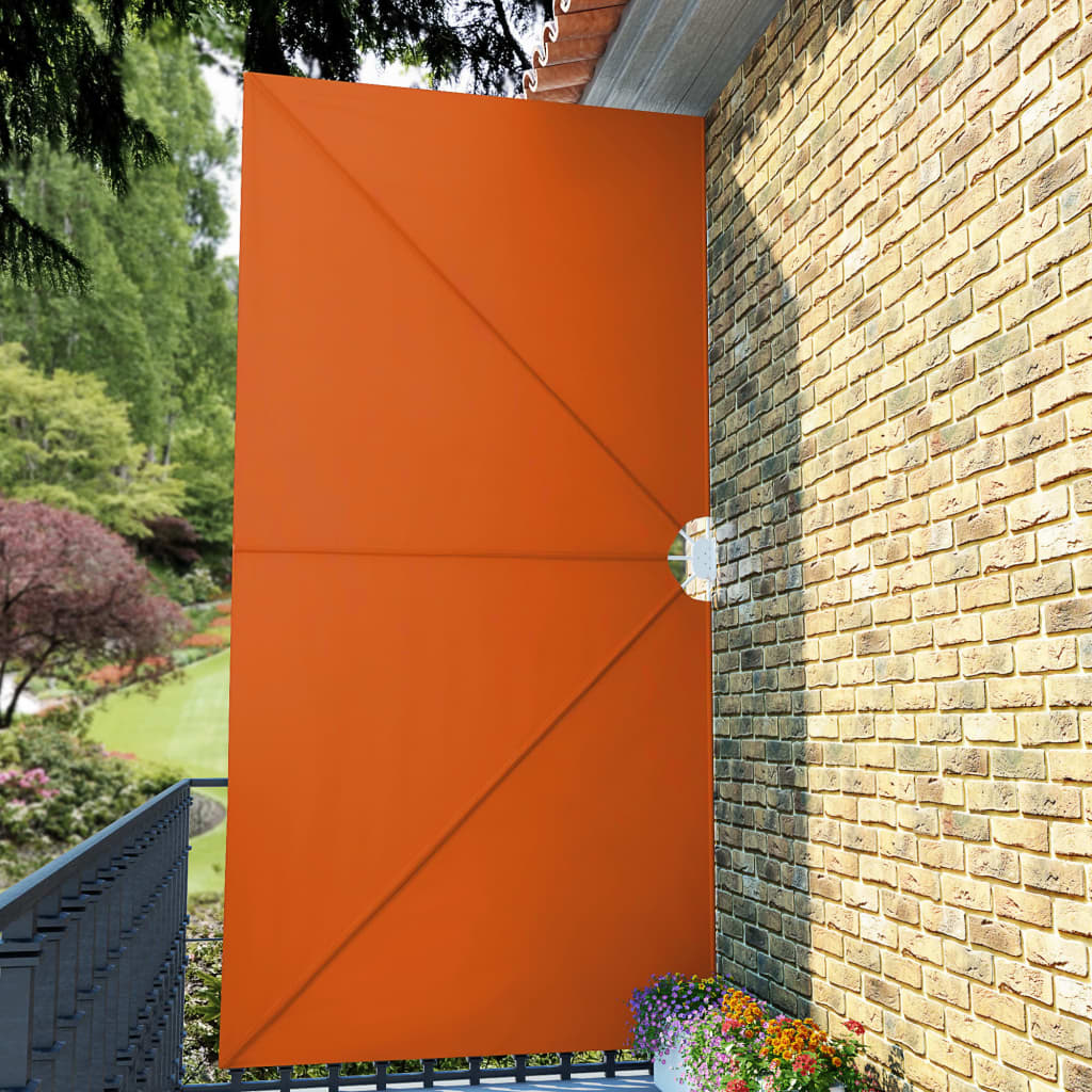 Sklopiva bočna tenda terakota 400 x 200 cm
