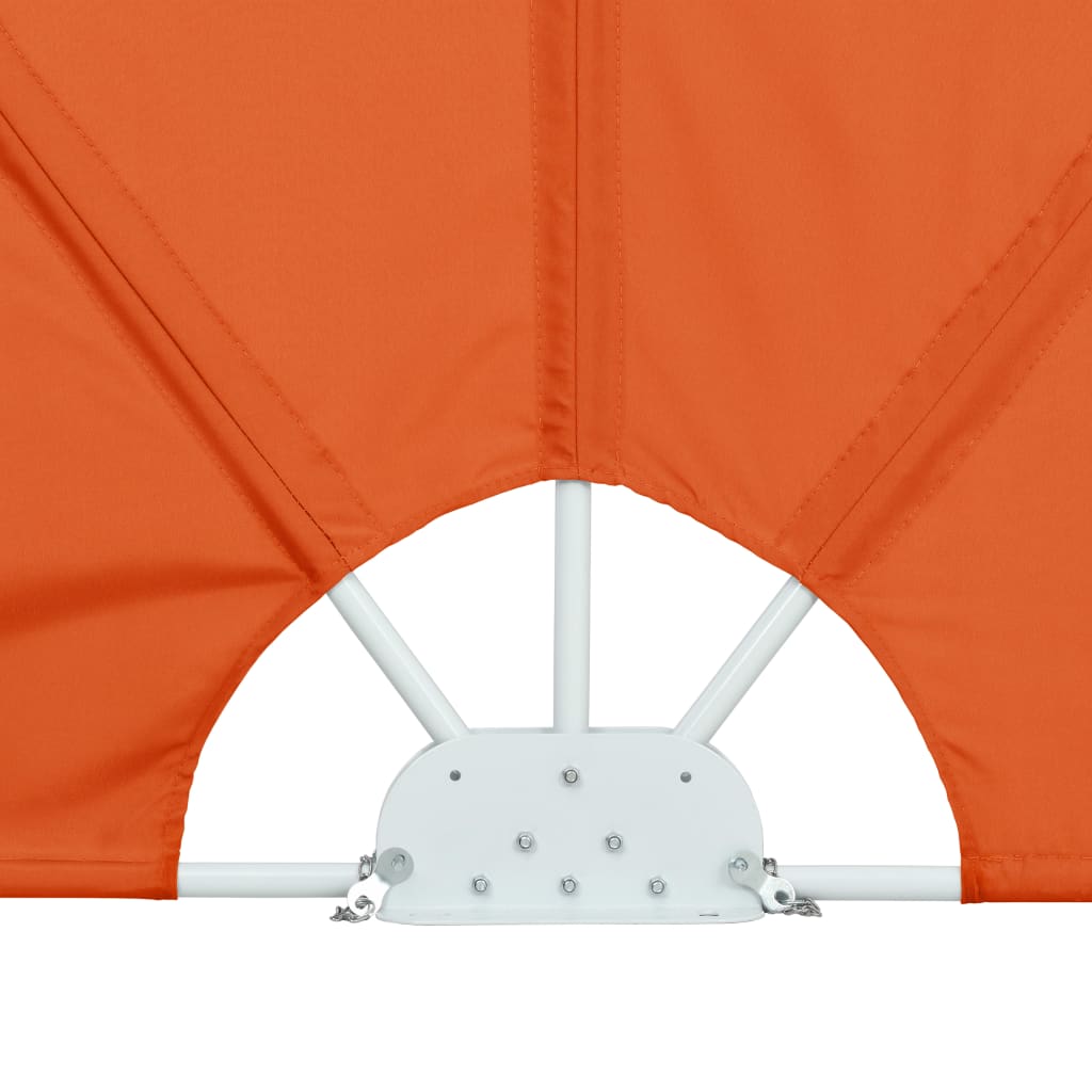 Sklopiva bočna tenda terakota 400 x 200 cm
