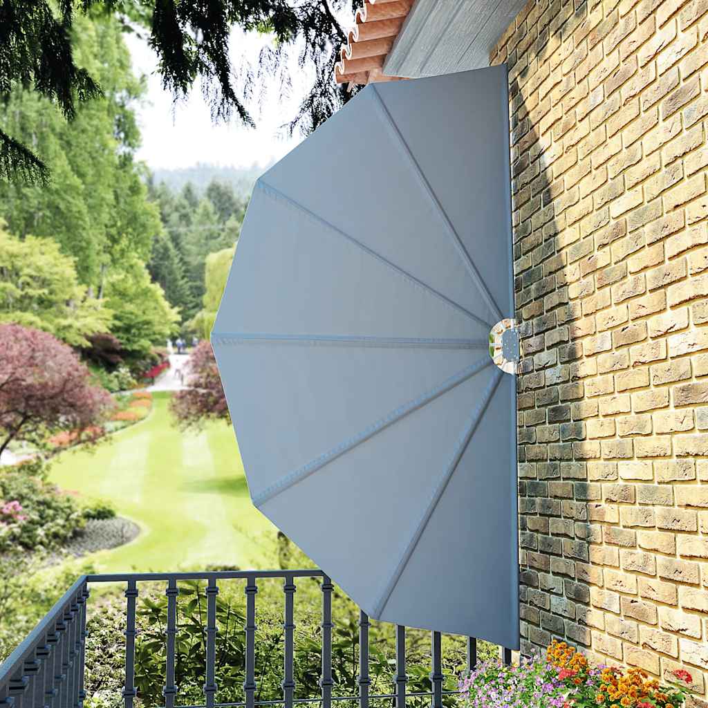 Sklopiva bočna tenda siva 160 cm