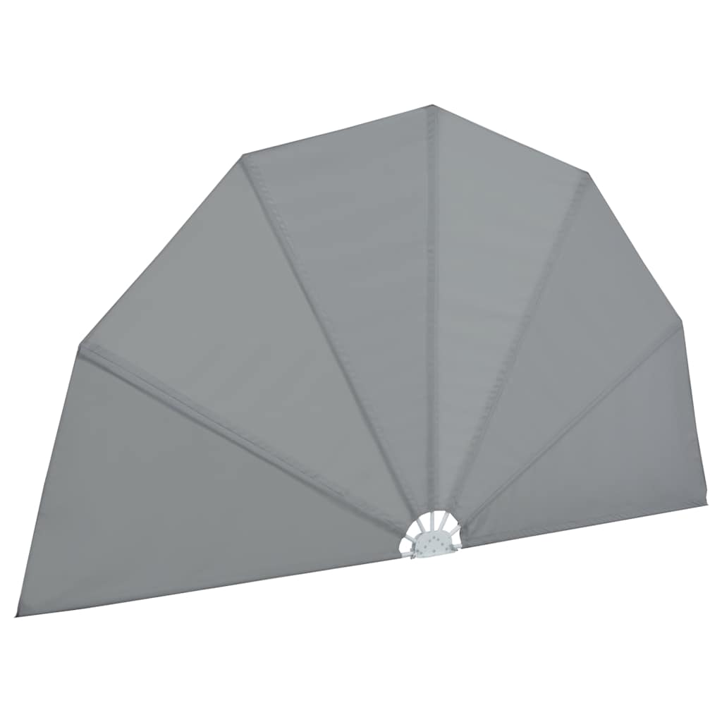Sklopiva bočna tenda siva 160 cm