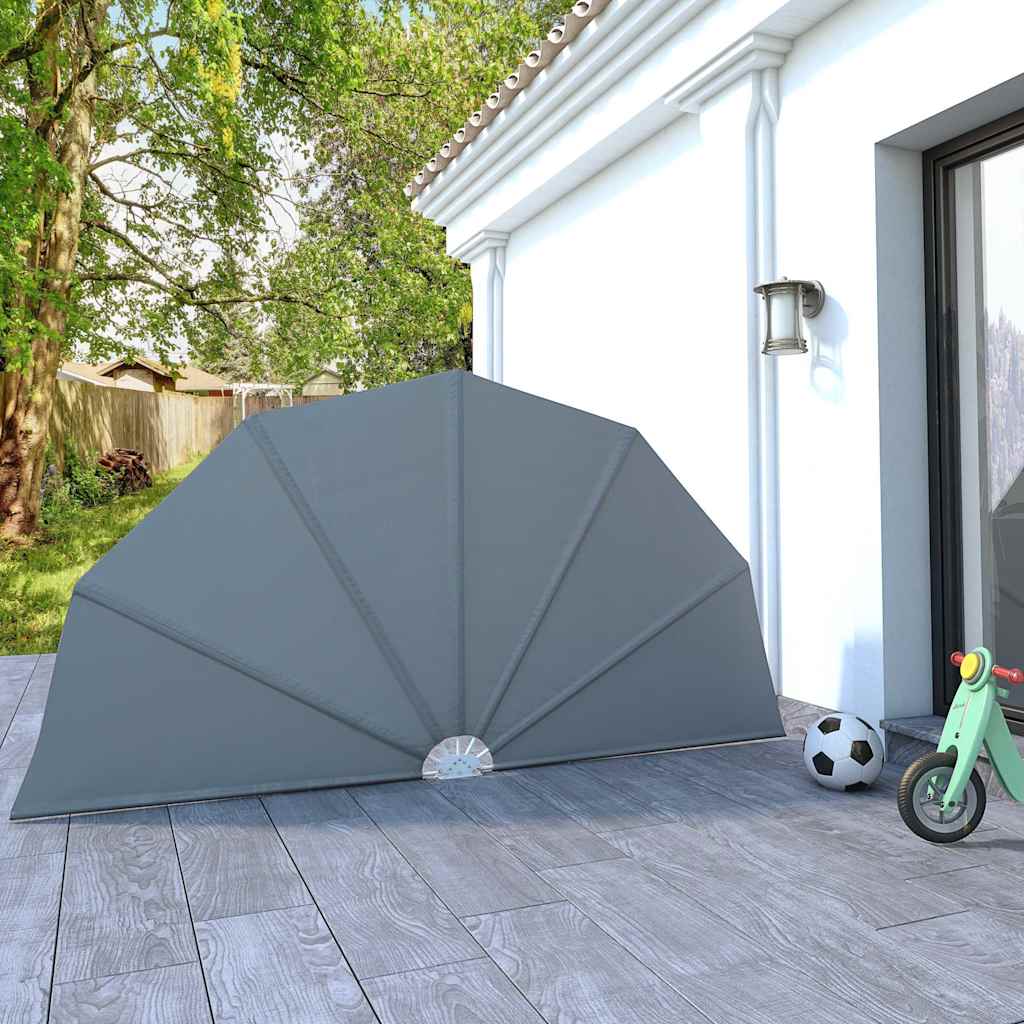 Sklopiva bočna tenda siva 160 cm