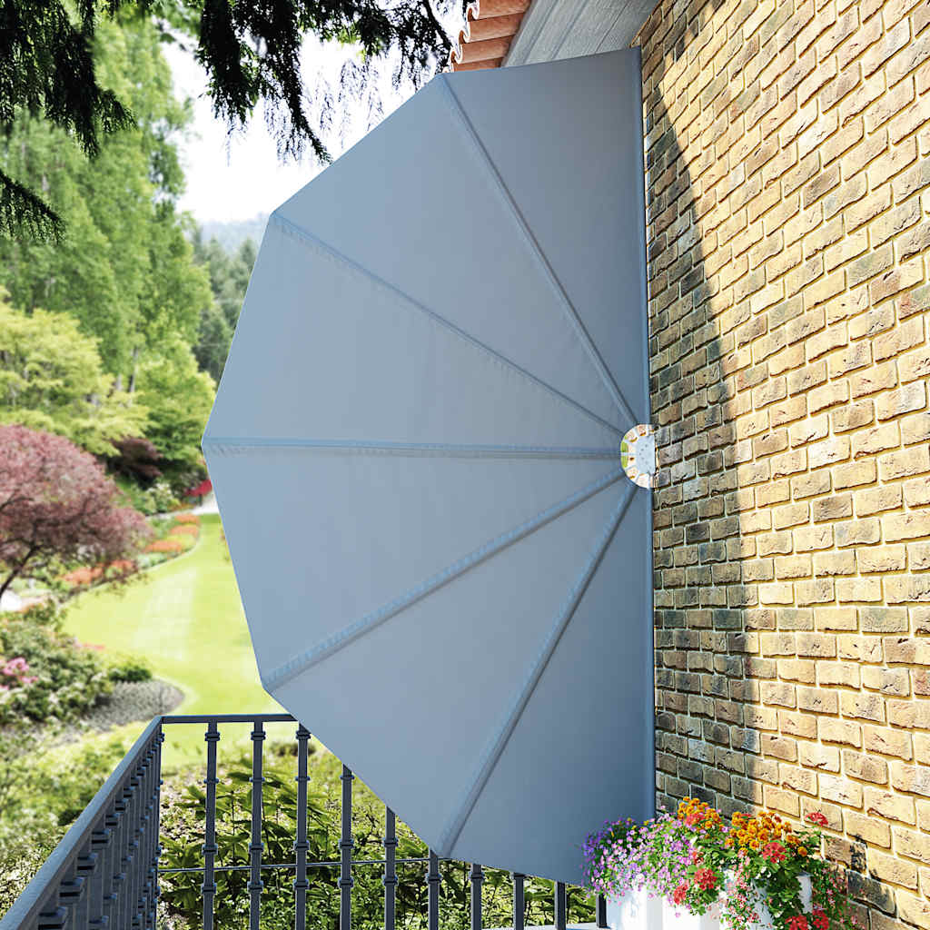 Sklopiva bočna tenda siva 200 cm