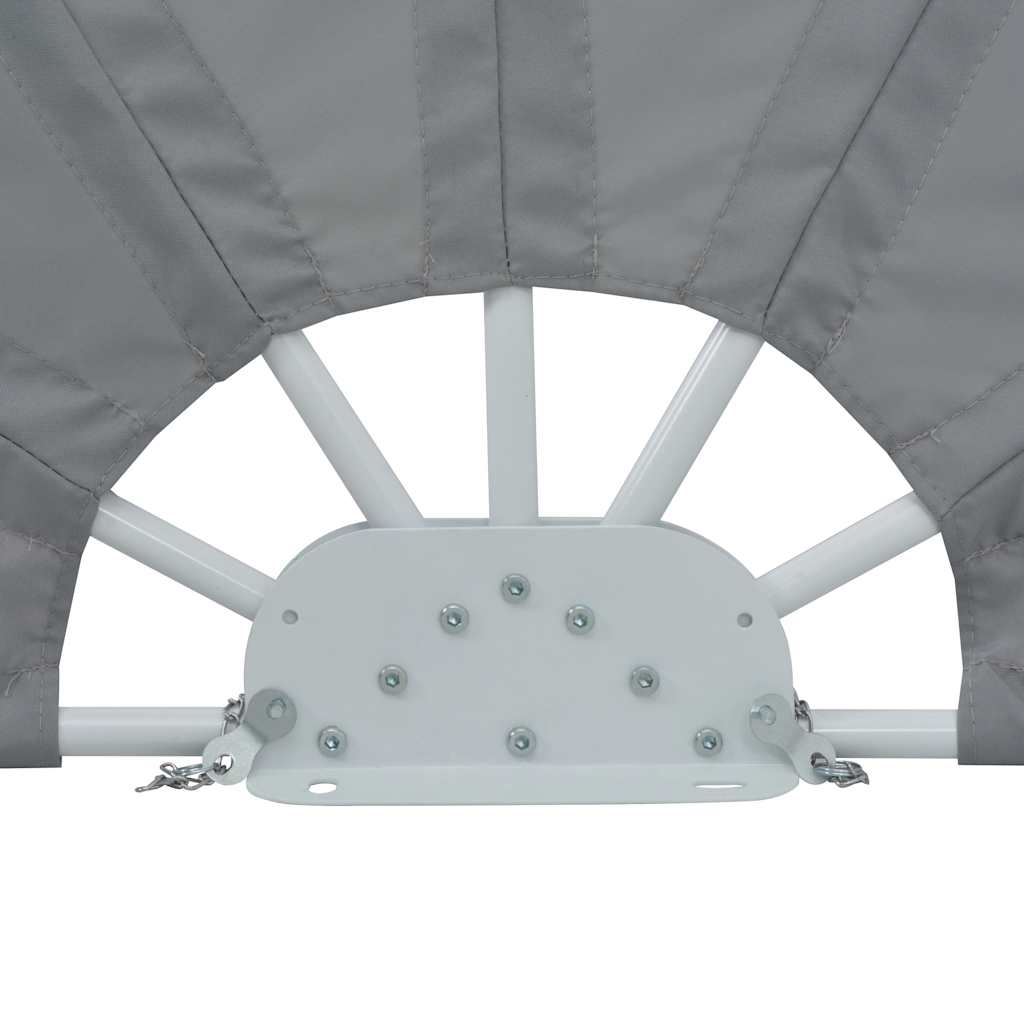 Sklopiva bočna tenda siva 200 cm