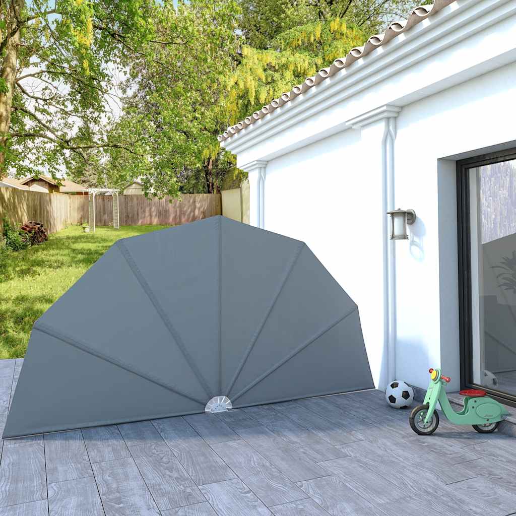 Sklopiva bočna tenda siva 200 cm