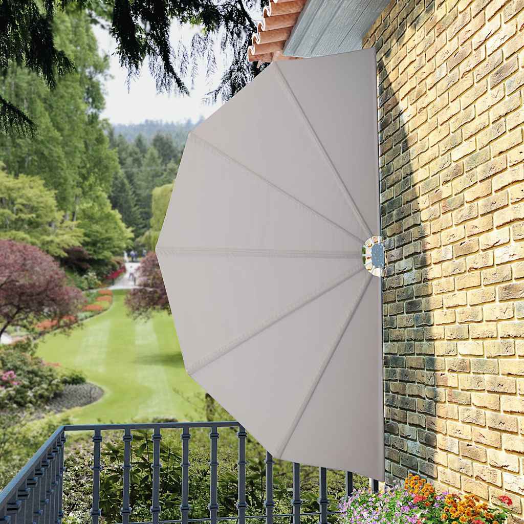Sklopiva bočna tenda krem 160 cm