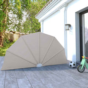 Sklopiva bočna tenda krem 160 cm