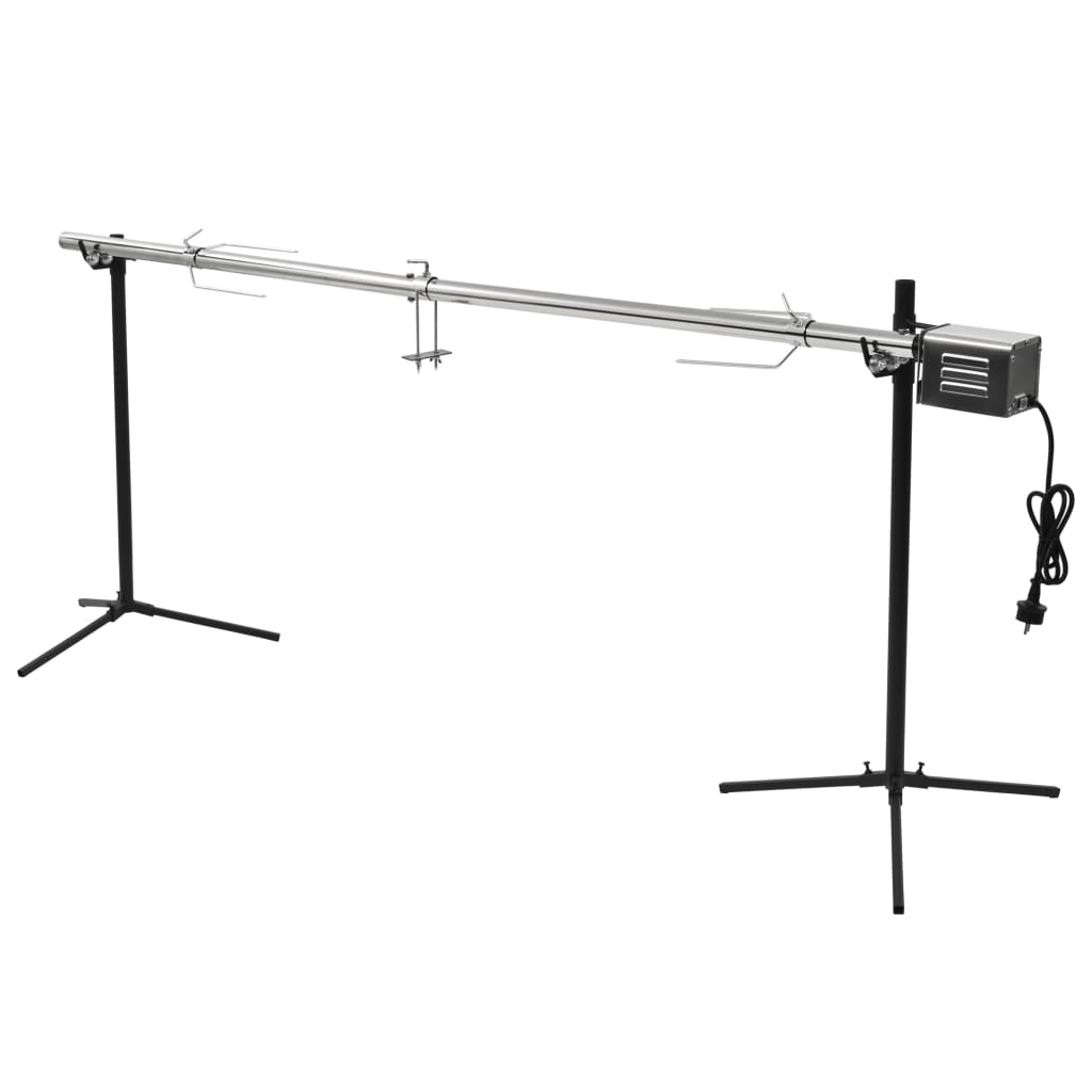 Automatska rešetka za roštilj s motorom 207 x 45 x 81 cm