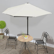 Balkonski suncobran s aluminijskom šipkom 300x155 cm