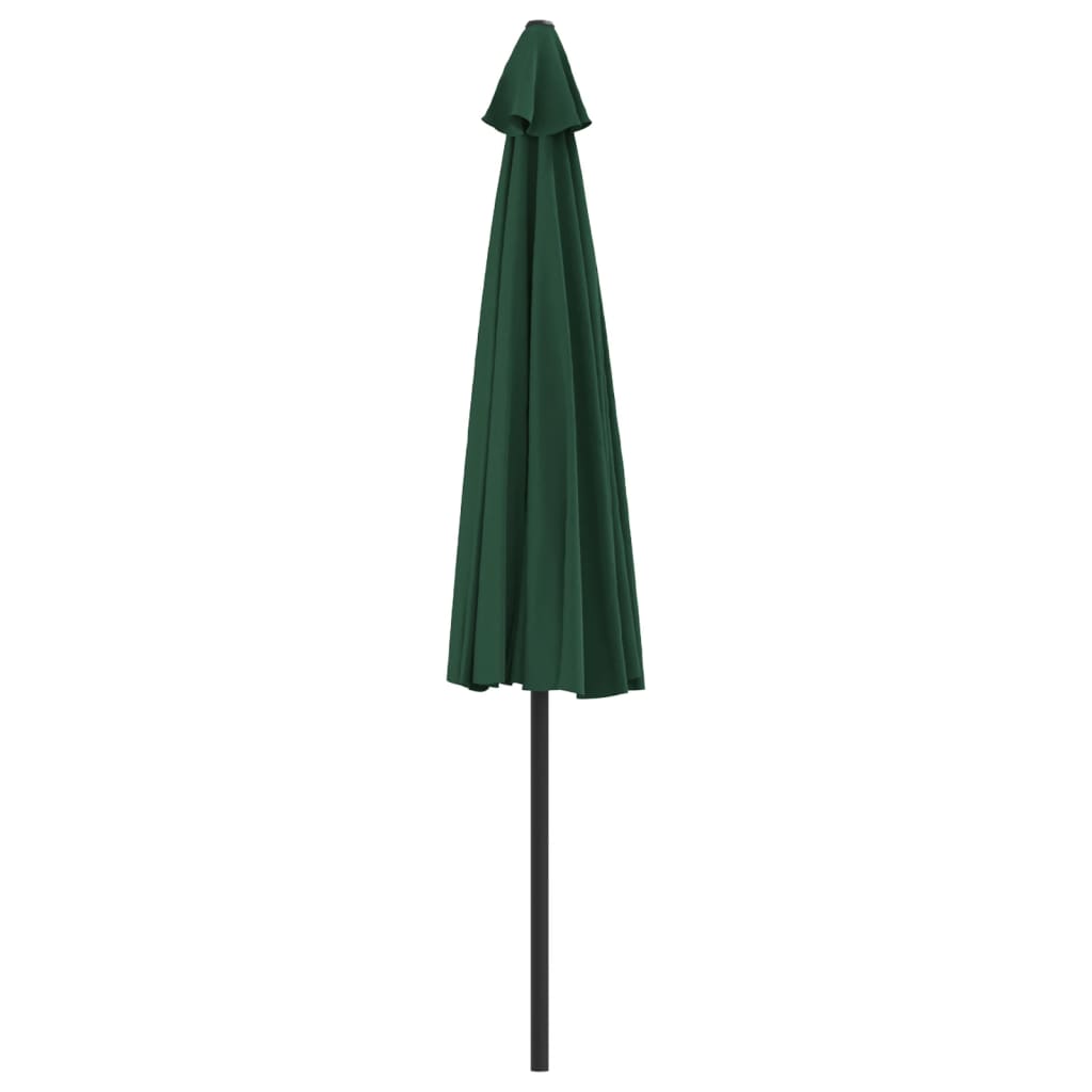 Balkonski suncobran s aluminijskom šipkom 300 x 155 cm zeleni