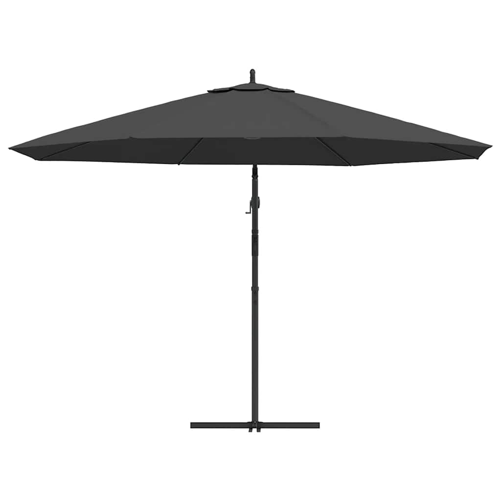 Konzolni vrtni suncobran s aluminijskim stupom 350 cm antracit