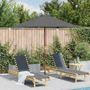 Vrtni suncobran s drvenim stupom 150 x 200 cm