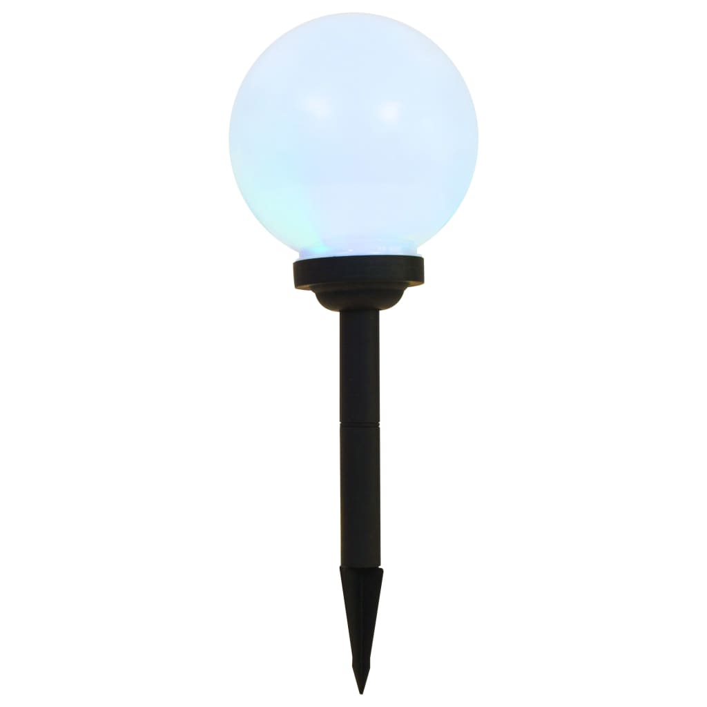 Vanjske solarne svjetiljke 3 kom LED kuglaste 20 cm RGB
