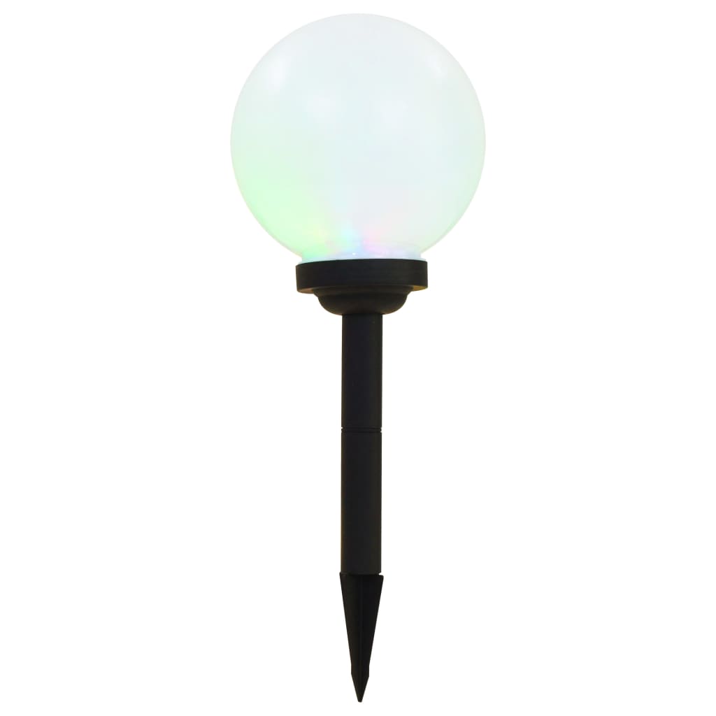 Vanjske solarne svjetiljke 3 kom LED kuglaste 20 cm RGB