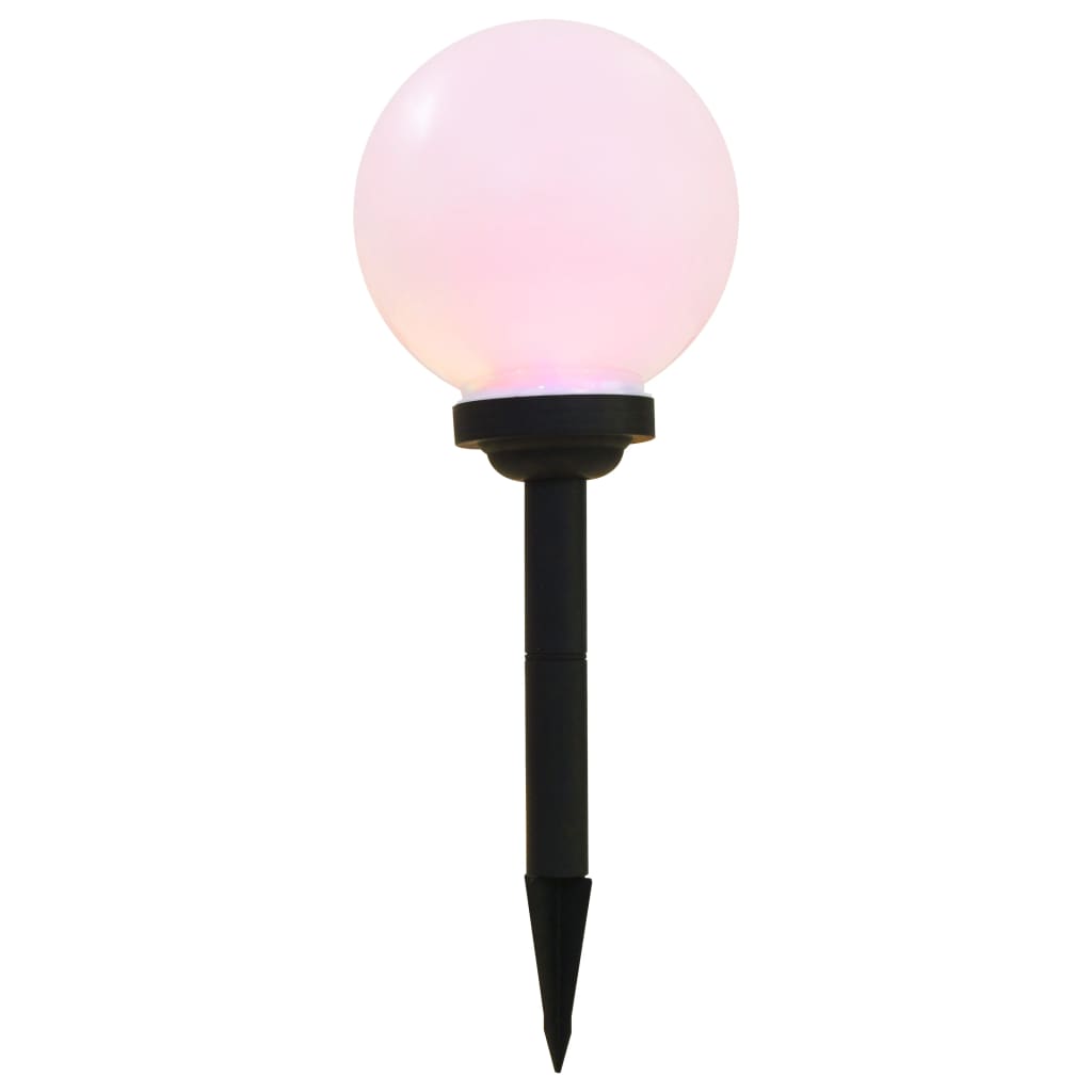 Vanjske solarne svjetiljke 3 kom LED kuglaste 20 cm RGB