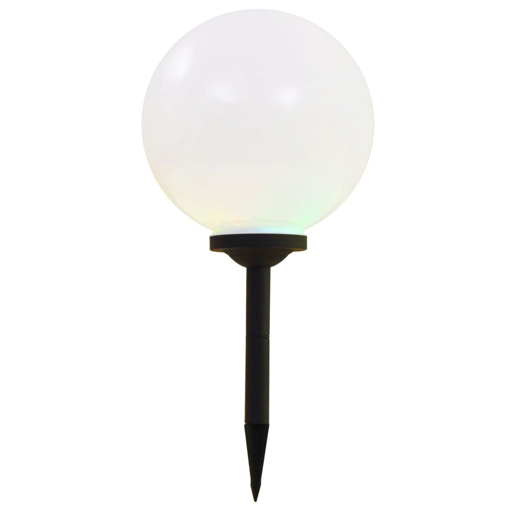 Vanjske solarne svjetiljke 2 kom LED kuglaste 30 cm RGB