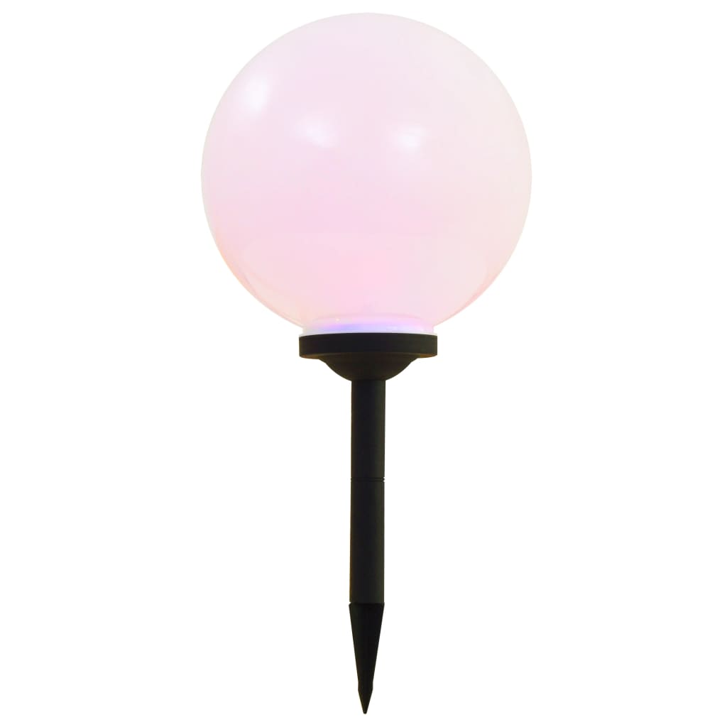 Vanjske solarne svjetiljke 2 kom LED kuglaste 30 cm RGB