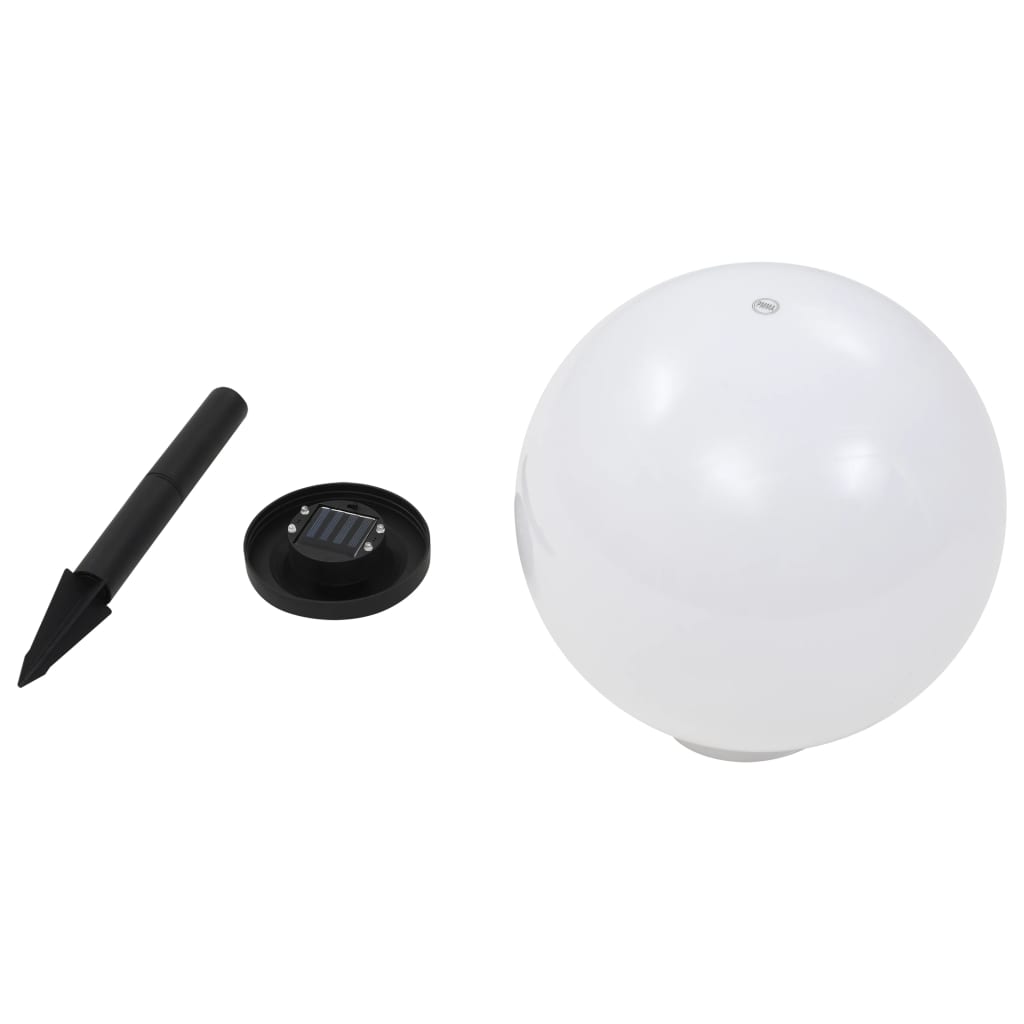 Vanjske solarne svjetiljke 2 kom LED kuglaste 30 cm RGB