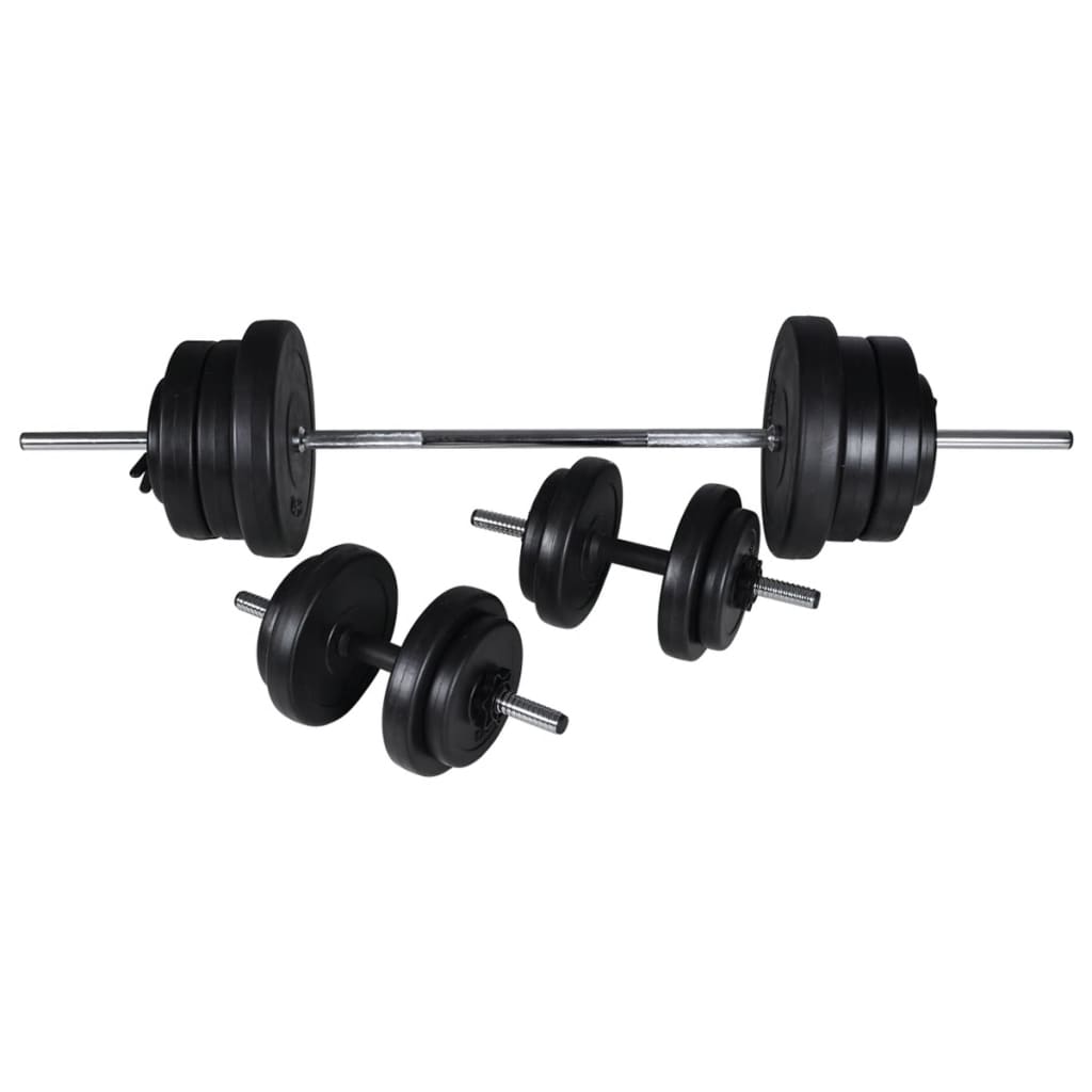 Klupa za vježbanje sa setom utega 60,5 kg