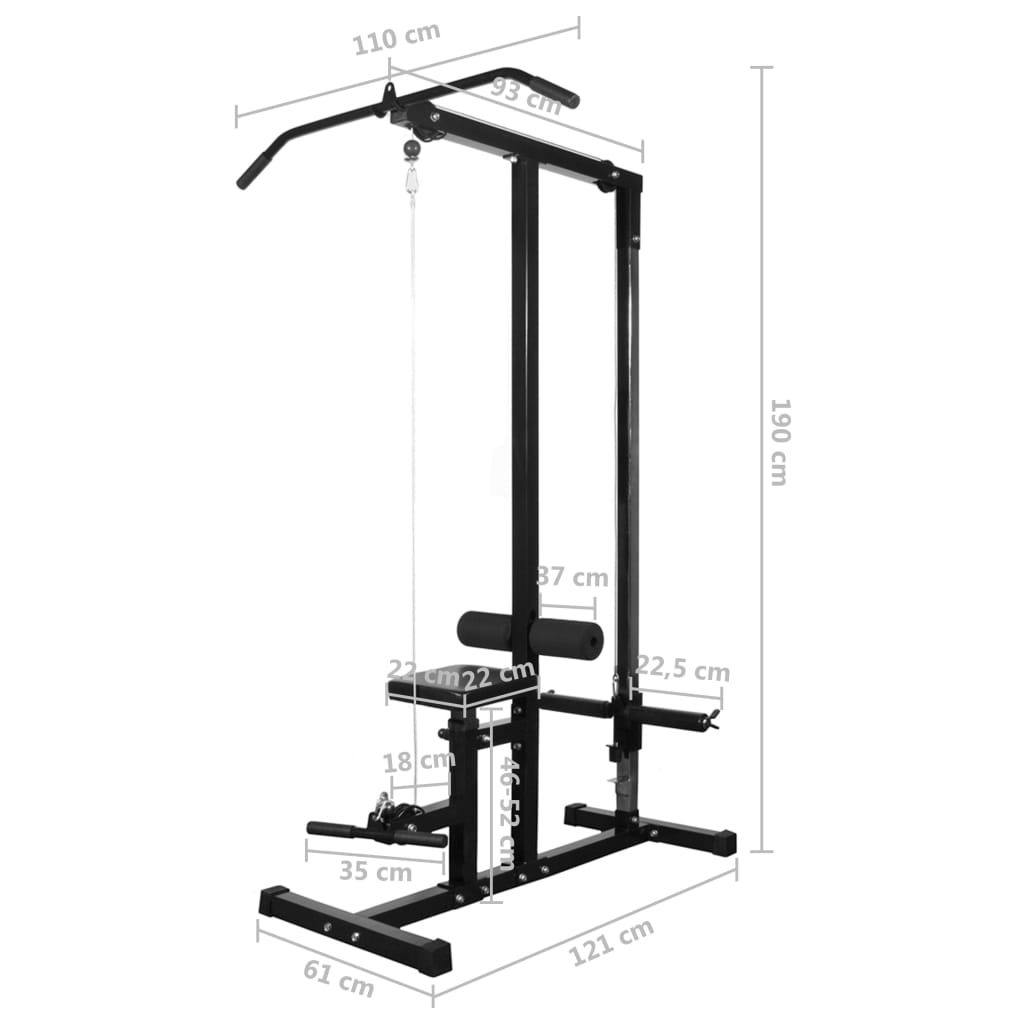 Sprava za vježbanje sa setom utega 60,5 kg