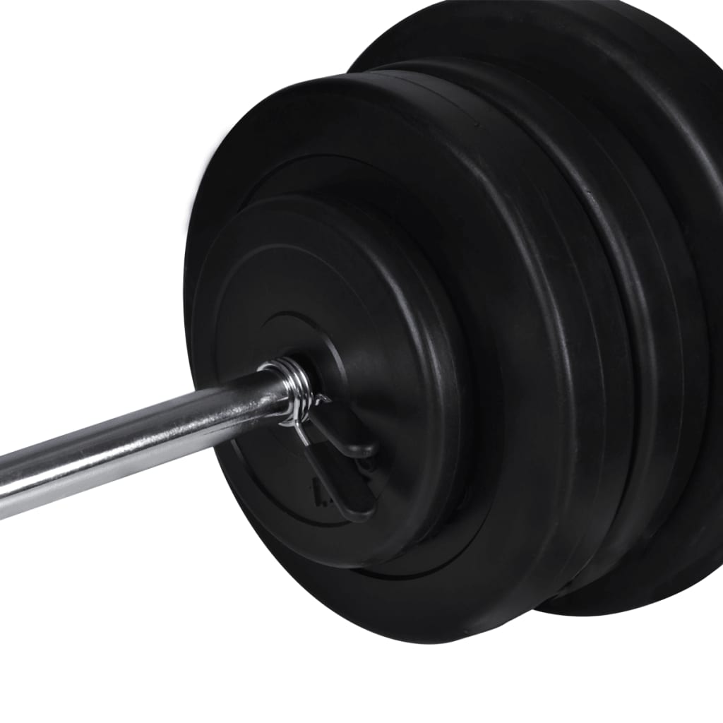 Zidna sprava za vježbanje sa setom utega 60,5 kg