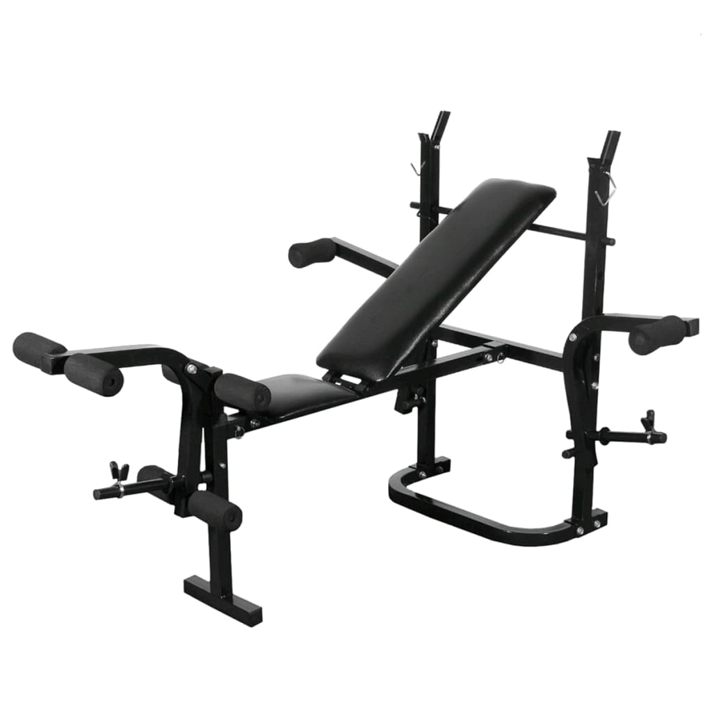 Klupa za dizanje utega sa stalkom i setom utega 30,5 kg