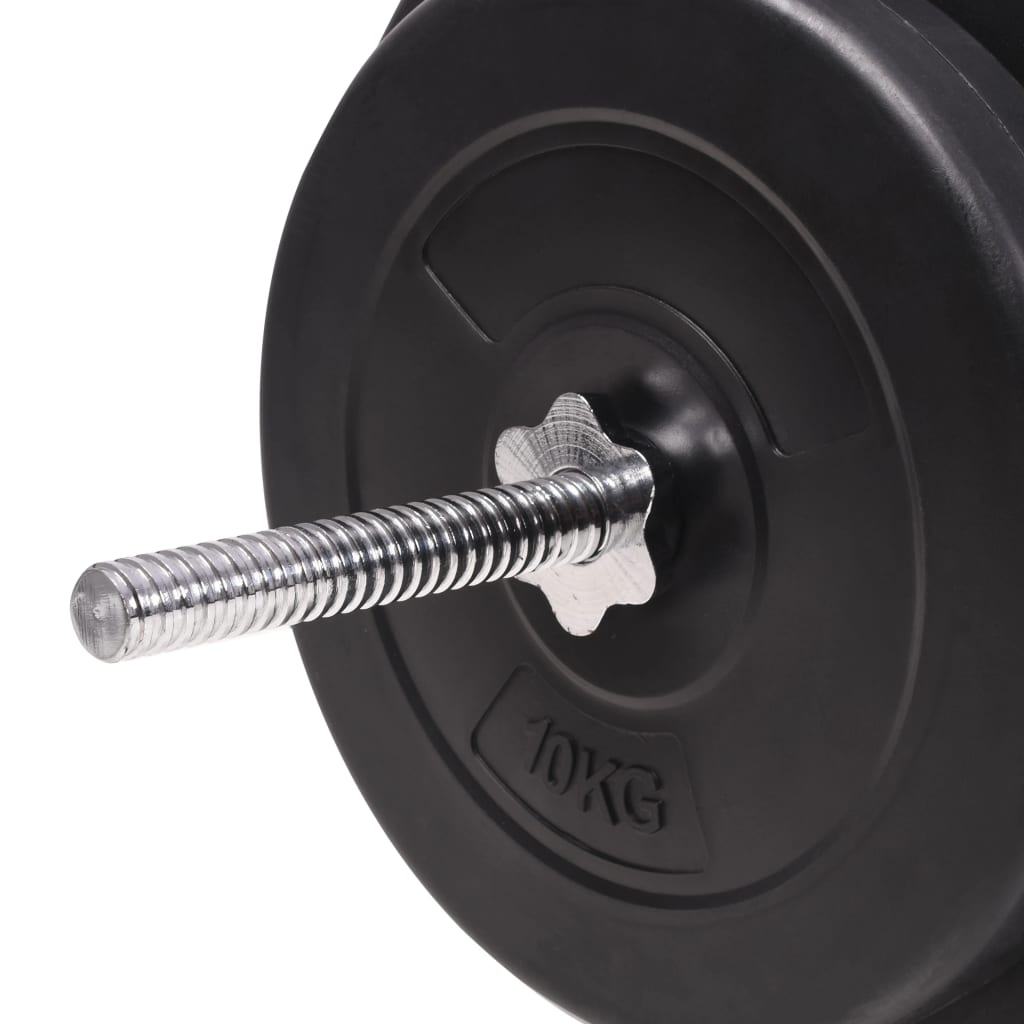 Klupa za vježbanje sa stalkom za utege i setom utega 90 kg