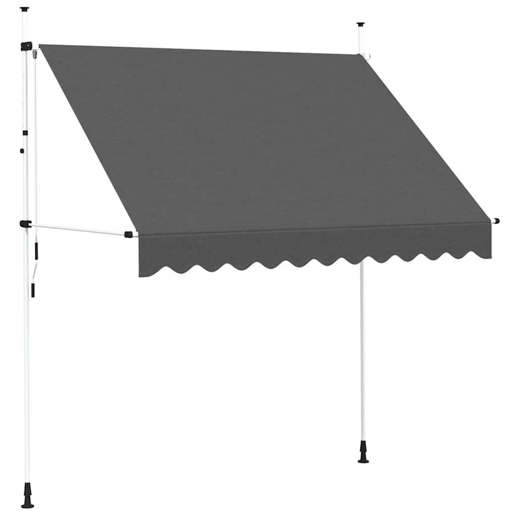 Tenda na ručno uvlačenje 250 cm antracit
