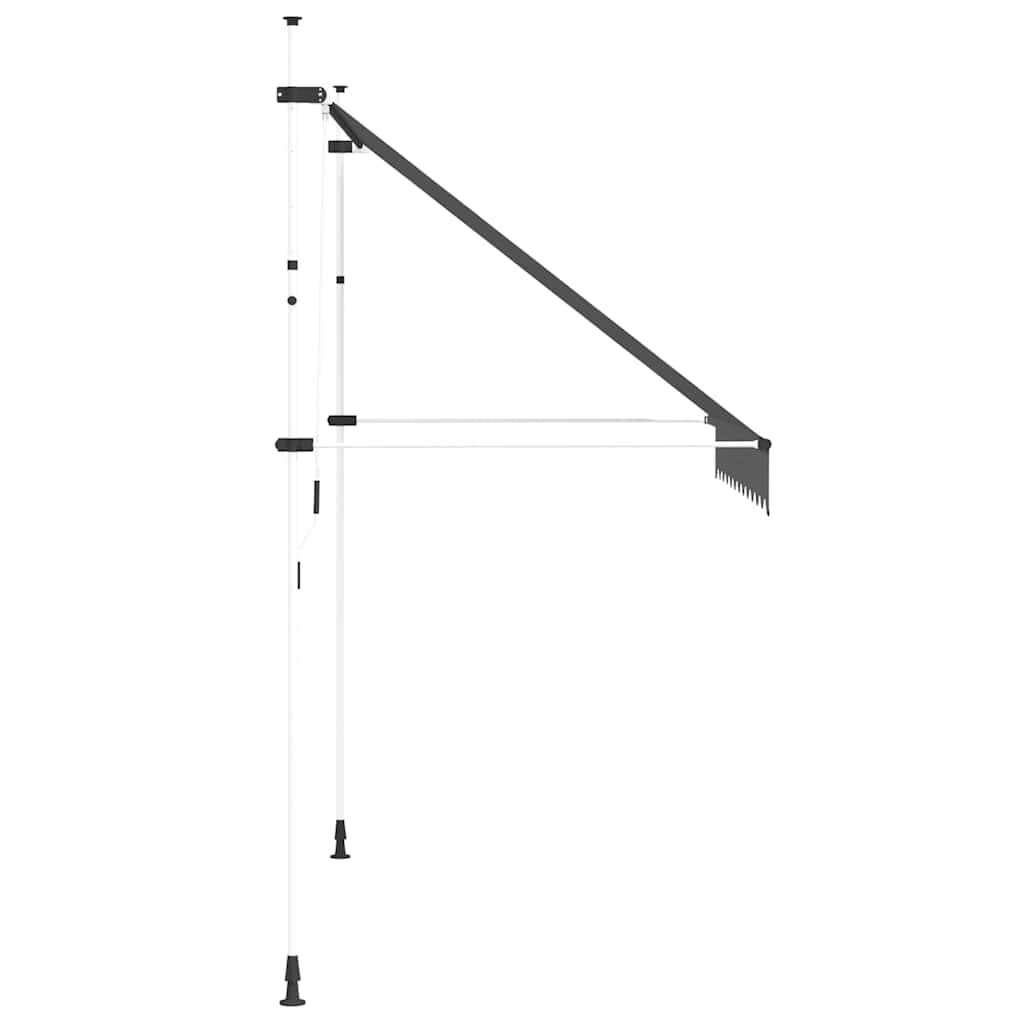 Tenda na ručno uvlačenje 250 cm antracit