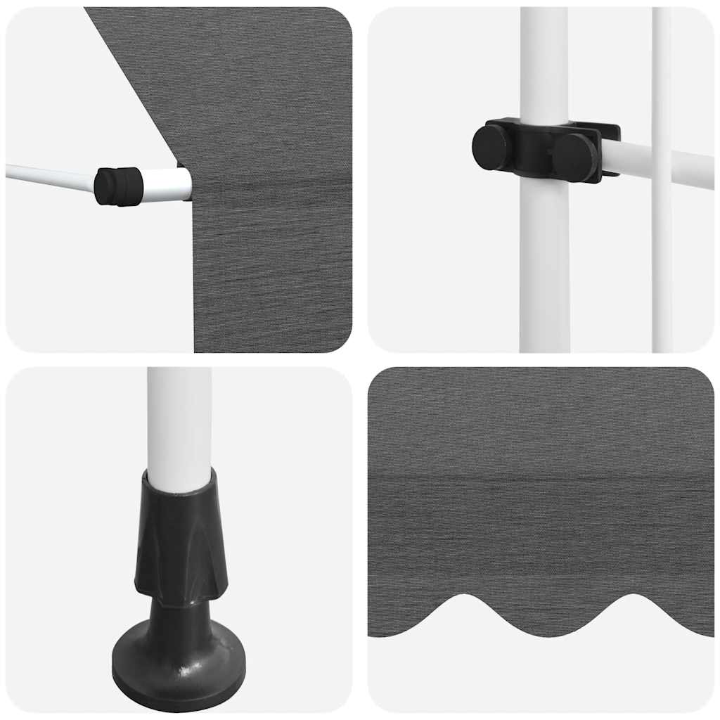 Tenda na ručno uvlačenje 250 cm antracit