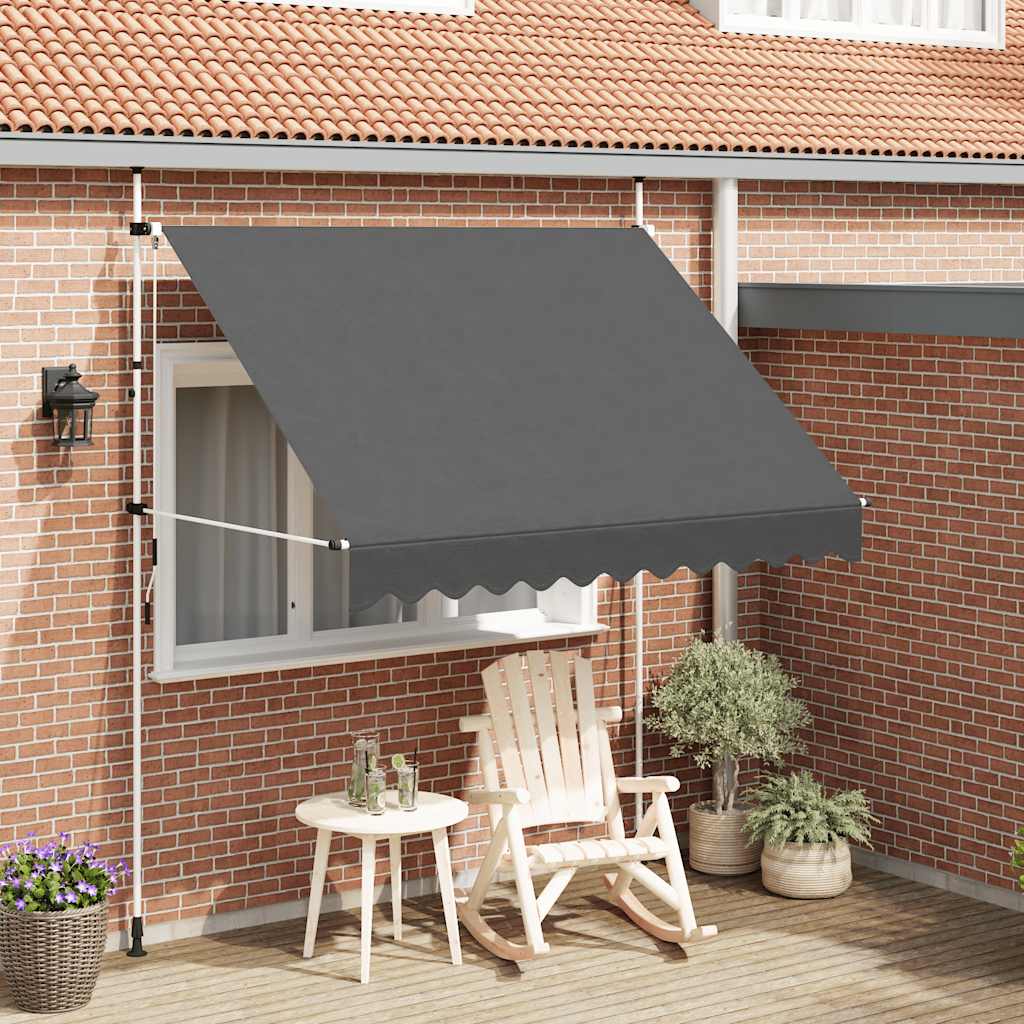 Tenda na ručno uvlačenje 250 cm antracit