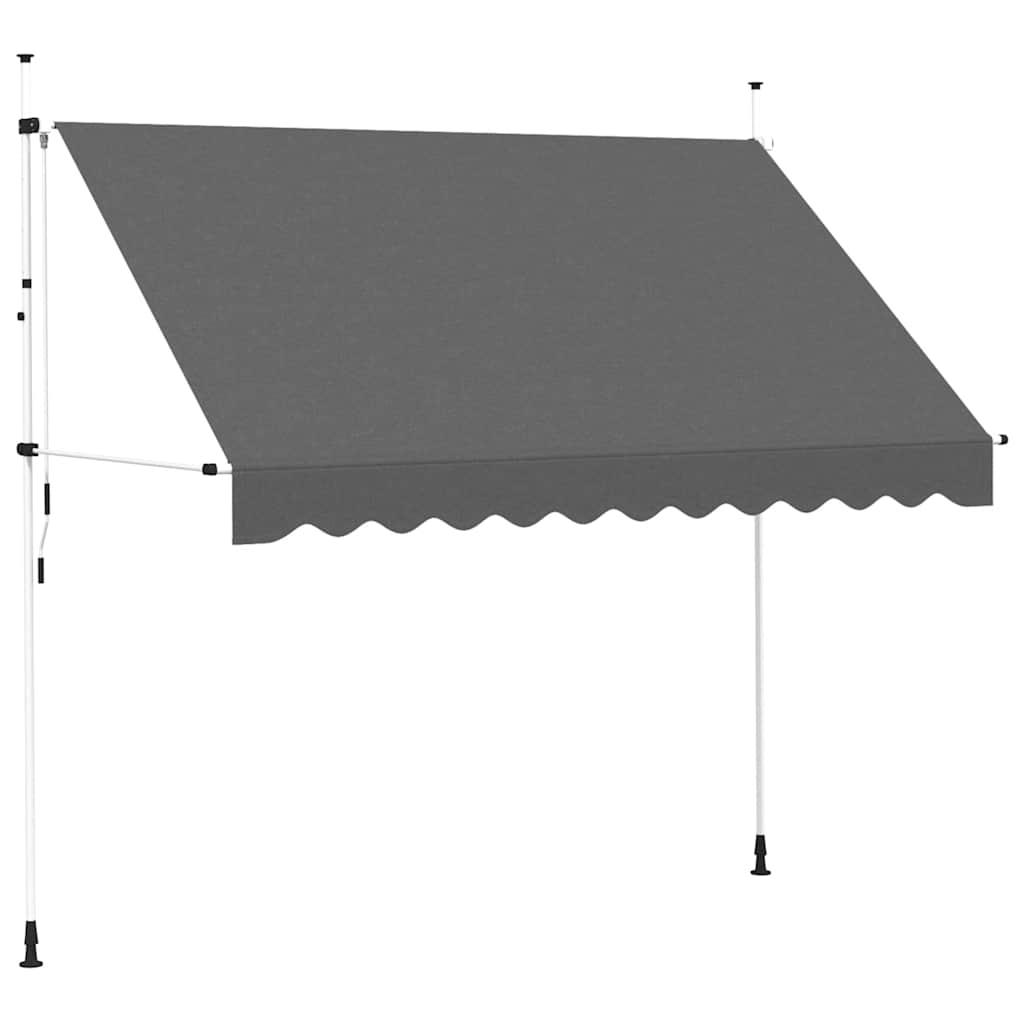 Tenda na ručno uvlačenje 300 cm antracit