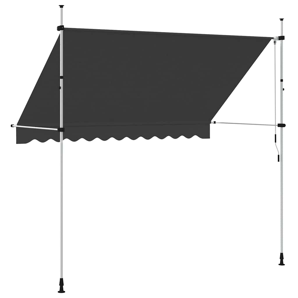 Tenda na ručno uvlačenje 300 cm antracit
