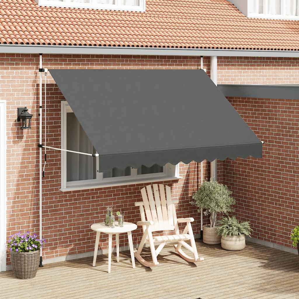 Tenda na ručno uvlačenje 300 cm antracit