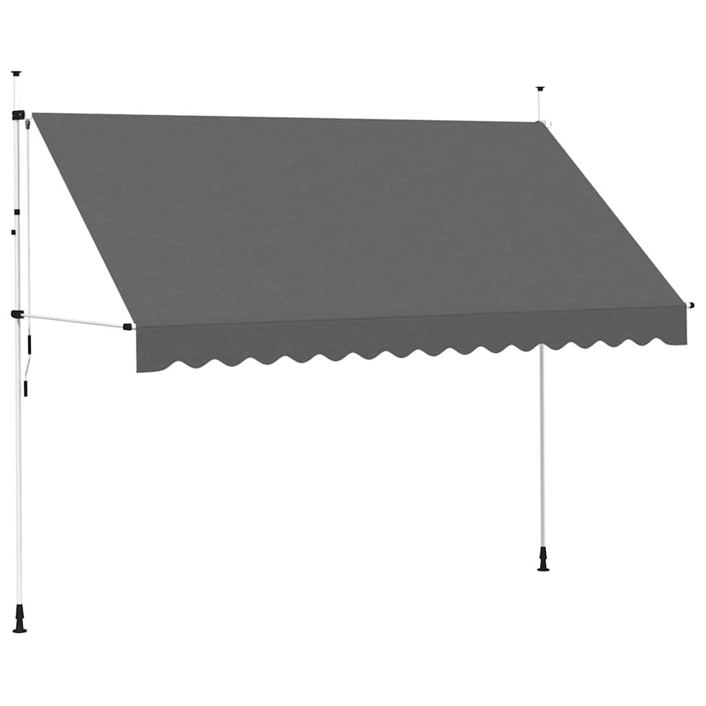 Tenda na ručno uvlačenje 350 cm antracit