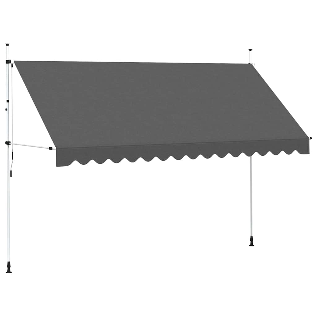 Tenda na ručno uvlačenje 400 cm antracit