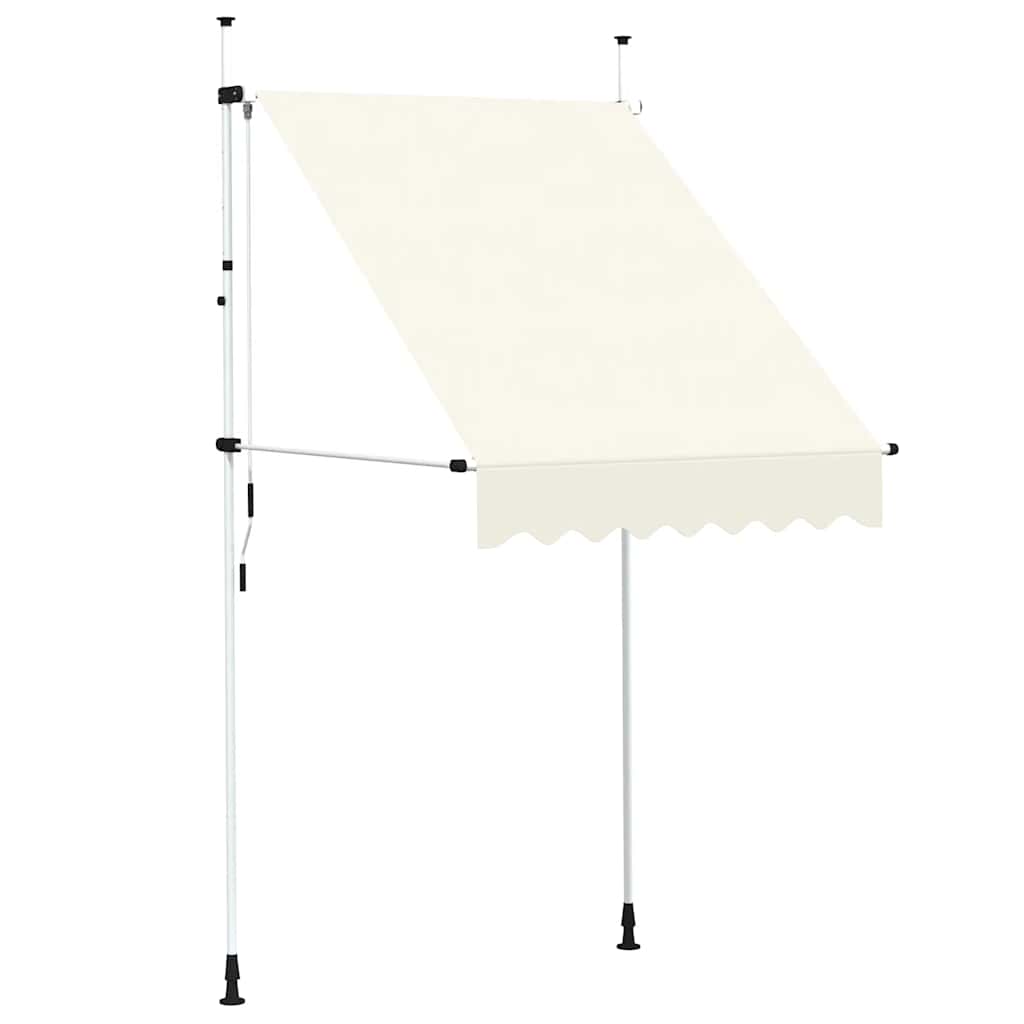 Tenda na ručno uvlačenje 150 cm krem