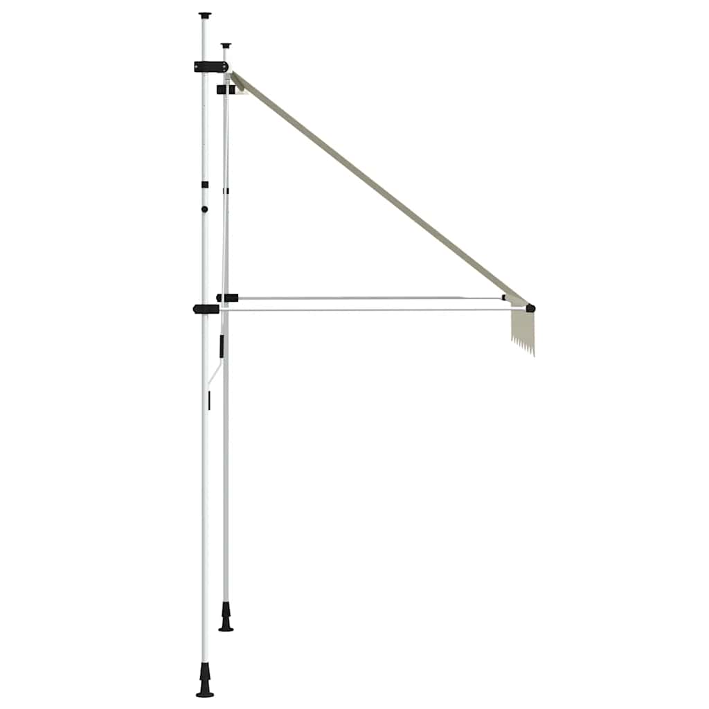 Tenda na ručno uvlačenje 150 cm krem