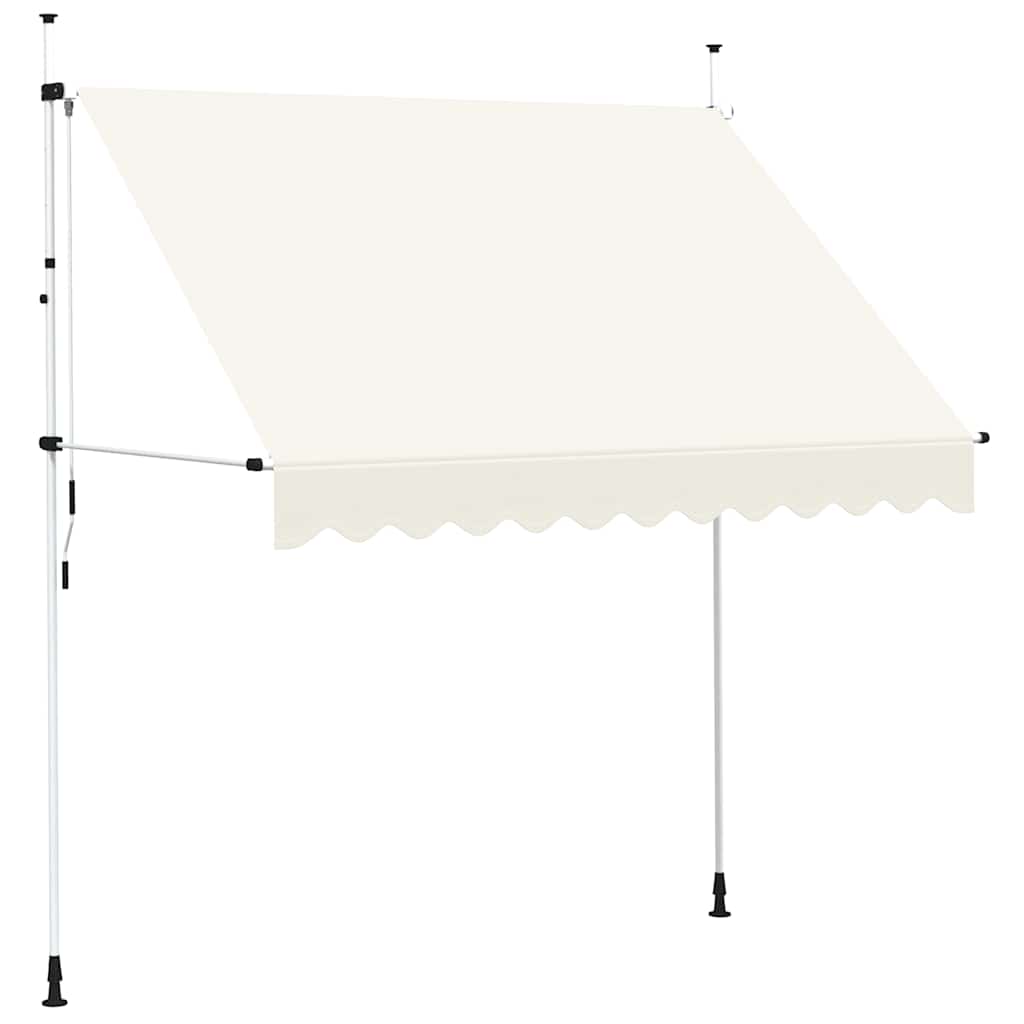 Tenda na ručno uvlačenje 250 cm krem