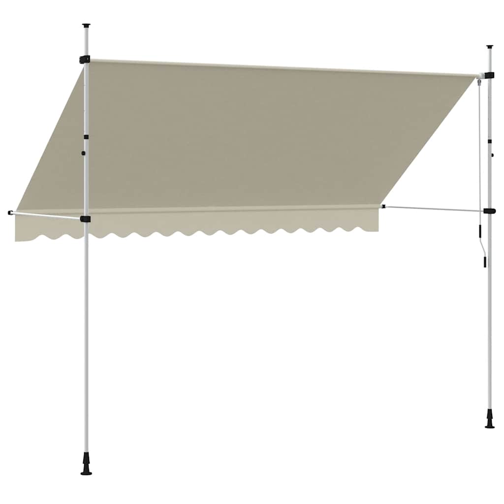 Tenda na ručno uvlačenje 350 cm krem