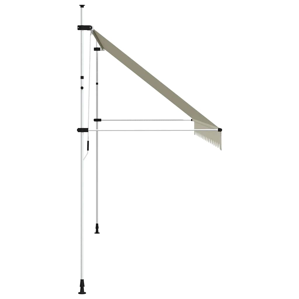 Tenda na ručno uvlačenje 400 cm krem