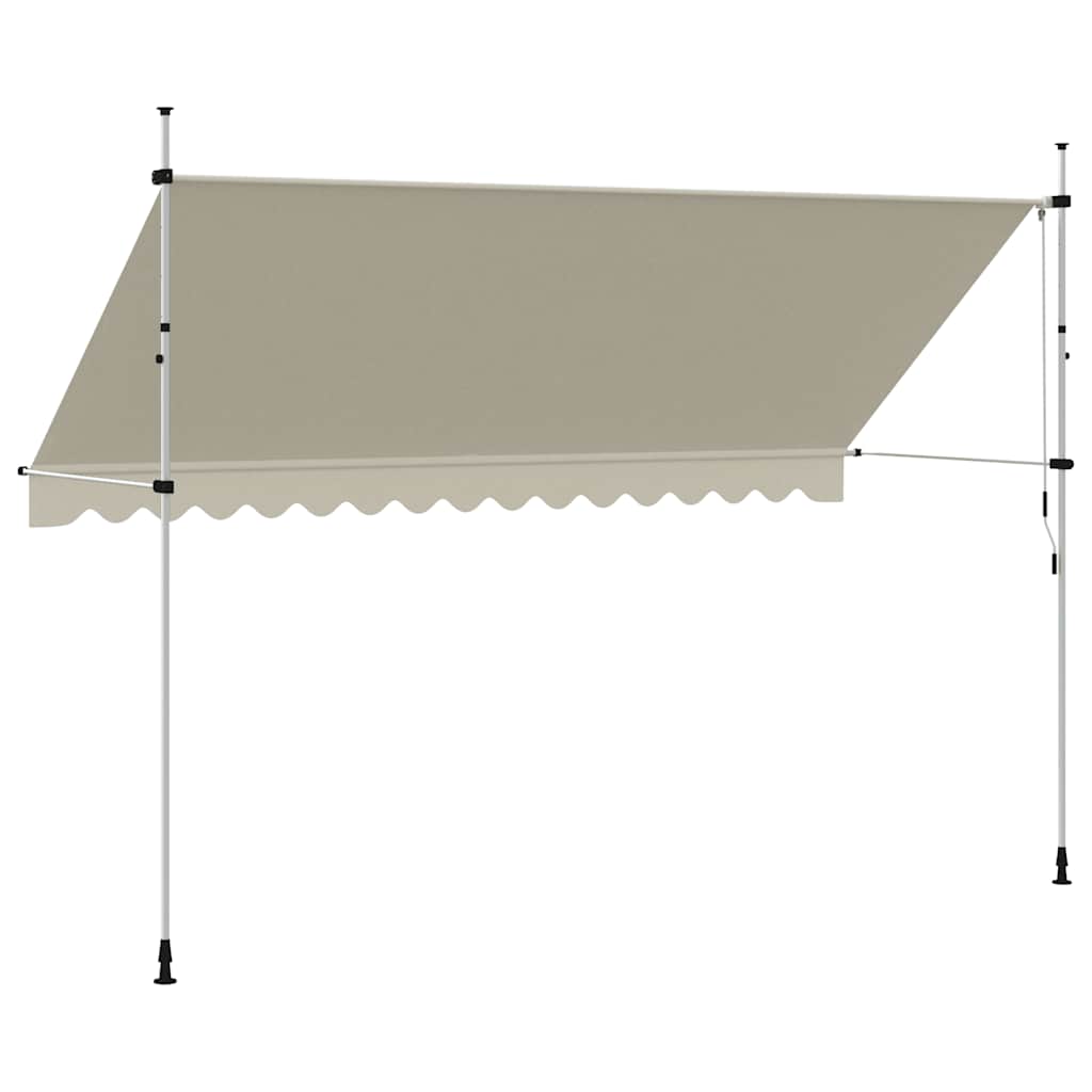 Tenda na ručno uvlačenje 400 cm krem