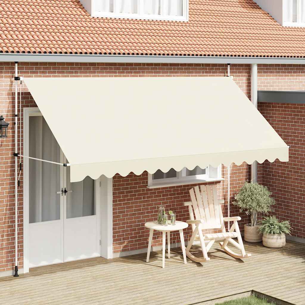 Tenda na ručno uvlačenje 400 cm krem
