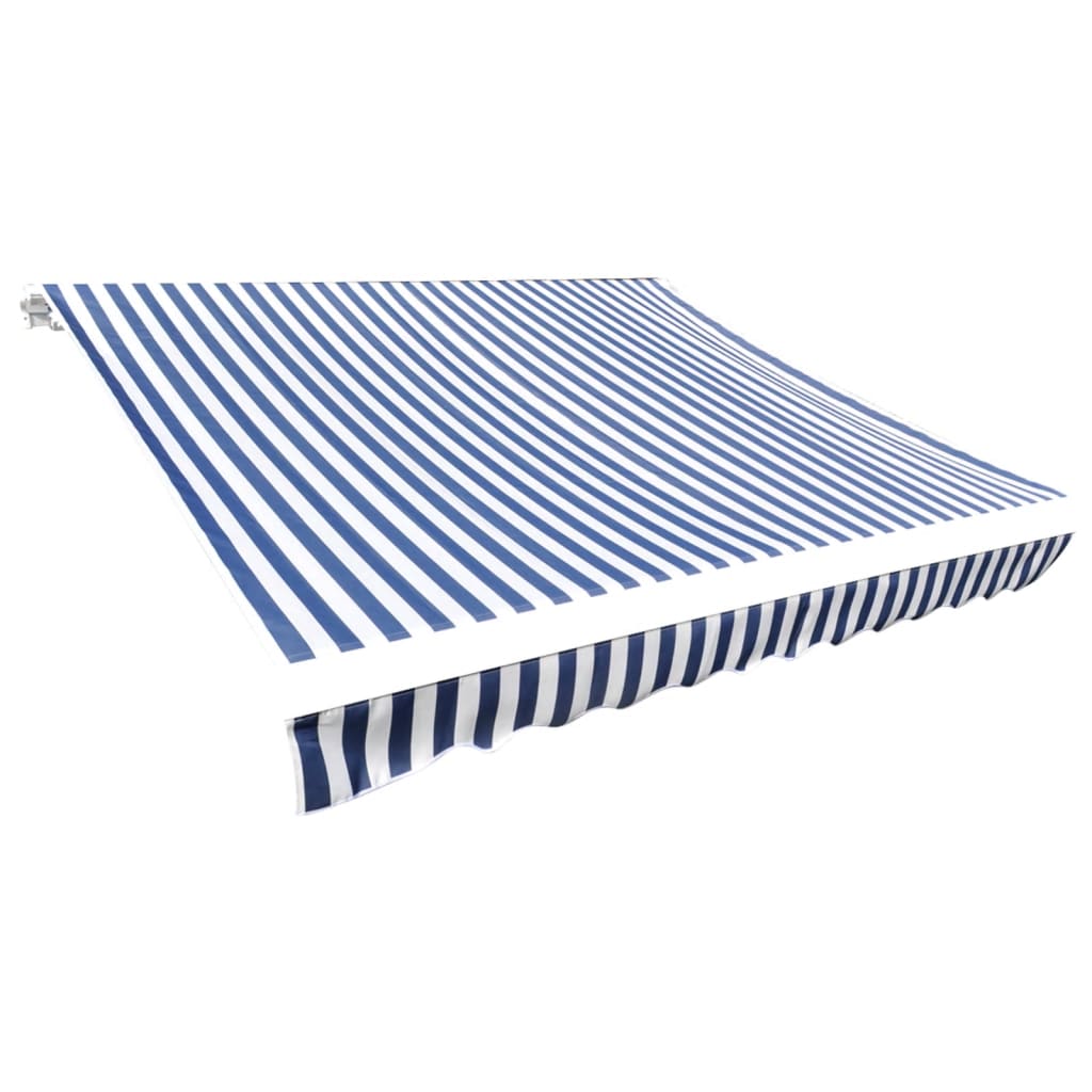 Platno za tendu plavo-bijelo 3,5 x 2,5 m